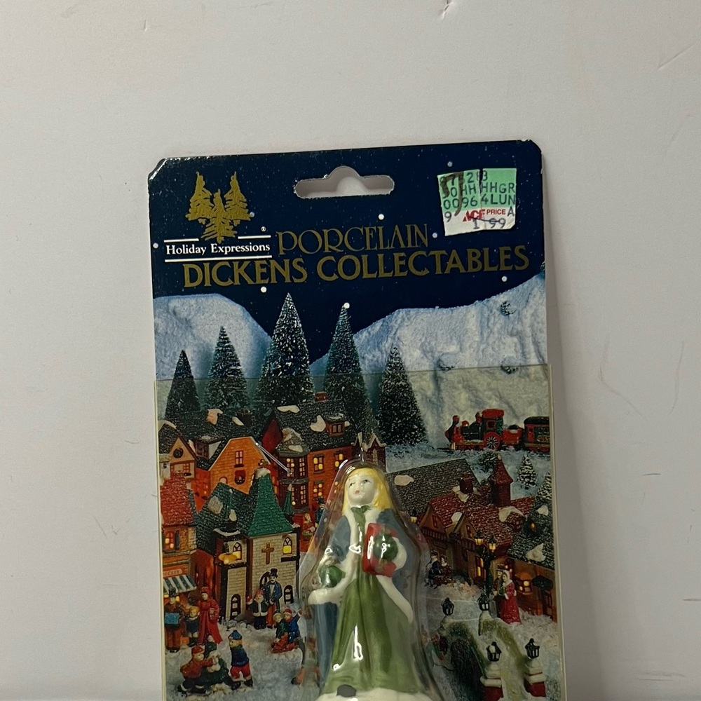 Holiday Expressions  Dickens Collectibles Victorian Girl Gift Vintage Christmas